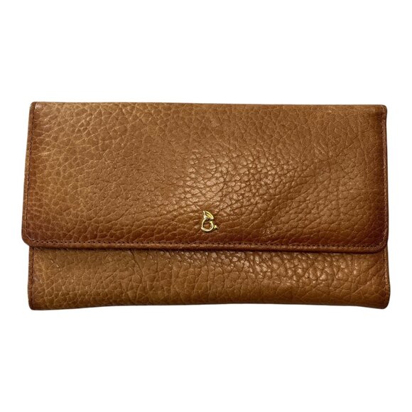 Vintage 1970s–1980s Princess Gardner Full Grain Cowhide Leather Wallet Clutch w/ - Picture 1 of 8